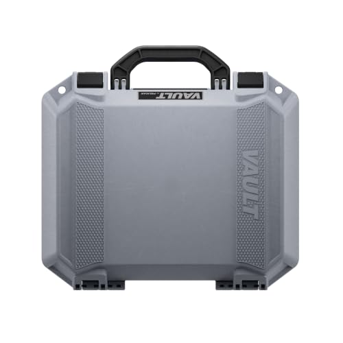 Pelican Vault V200 Hard Case (Camera, Pistol, Gear, Equipment) - color: Grey, style: With Foam