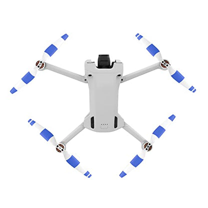 8pcs Propellers for DJI Mini 3 Pro Drone 6030F Prop Accessories Less Lower Noise Reduction Quick Release Propeller (Blue and White 8) - size: blue and white 8