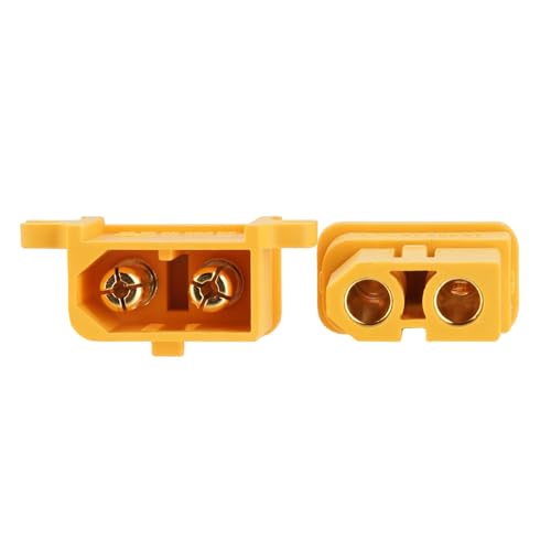 ELFCULB 10 Pairs Amass XT60HL Connectors for FPV Drones and RC Models - color: 10 Pairs XT60HL
