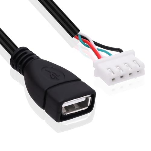 USB A Female to XH2.54 4Pin Motherboard Connector Converting Cable 30cm - style: Female