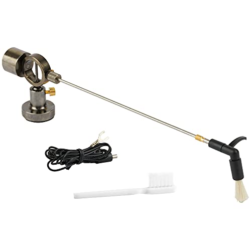 Hudson Hi-Fi Anti-Static Cleaning Arm - Adjustable, Universal Fit - Defy Damage, Perfect Playback - AutoMagically Cleans as LP Plays to Remove Dust & Static, End Needle Skipping, Popping