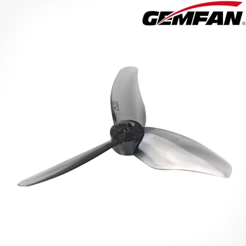 Gemfan Hurricane 2520 2.5-Inch 3-Blade PC FPV Drone Propellers, 8CW + 8CCW