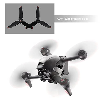 2 Pairs 5328S Propellers with Propeller Storage Case Compatible with DJI FPV Combo Drone Accessories 5328S Propellers Blades with Anti-Fall Protection Box