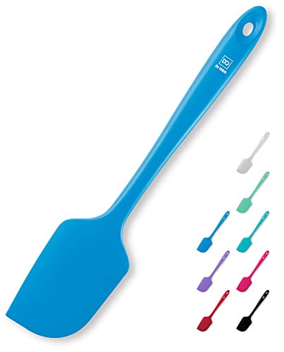 DI ORO Large Silicone Spatula - 600F Heat Resistant, Blue - color: Blue