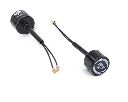 YoungRC FPV 5.8G LHCP Antenna High Gain 3Dbi FPV Mini Antenna, Black - color: Black