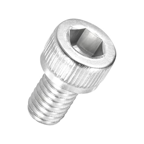 Socket Head Cap Screws M6-1x10mm 304 Stainless Steel Silver 10pcs - size: M6-1 x 10mm
