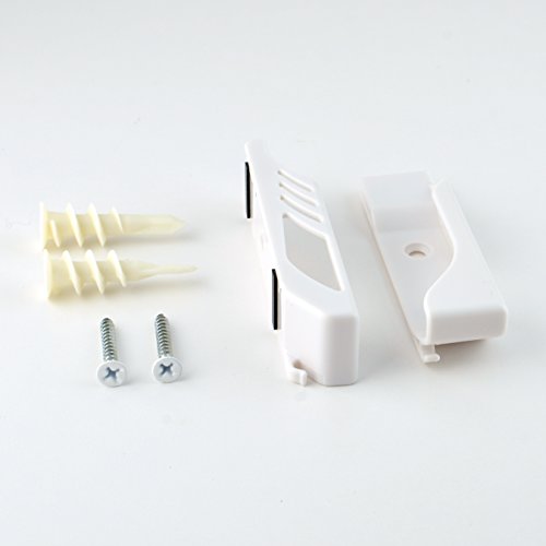 Dockem Koala Tablet Wall Mount - Screw-in Version: Universal Dock for iPads, iPad Air/Mini/Pro, Samsung Galaxy Tab/Notes, Android Tablets and More [White Brackets] - color: White