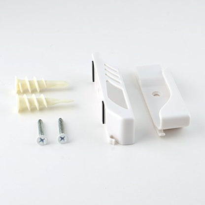 Dockem Koala Tablet Wall Mount - Screw-in Version: Universal Dock for iPads, iPad Air/Mini/Pro, Samsung Galaxy Tab/Notes, Android Tablets and More [White Brackets] - color: White