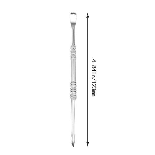 Maxmoral Silver Stainless Steel Spoons Glass Accessories Carving Tools - color: Silver
