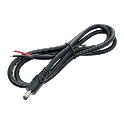 2Pcs 3FT 16AWG DC5.5mm x 2.5mm Male Power Pigtails Cable - style: DC5525 Male