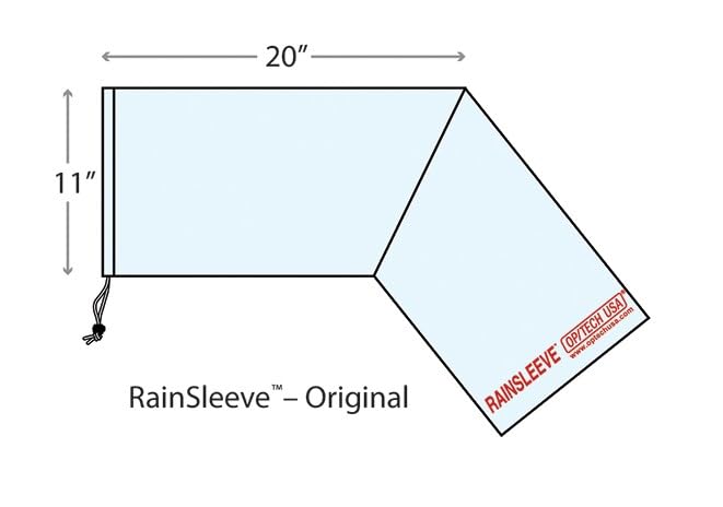 OpTech USA | Rainsleeve Series | Original | Clear | 2 Pack - size: Original