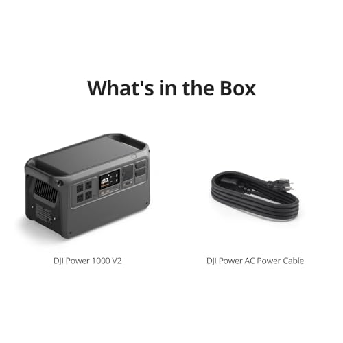 DJI Power 1000 V2 Portable Power Station, 1024Wh LFP Battery