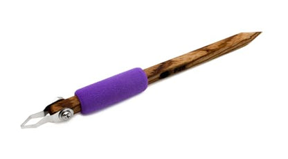 The Original DiamondCore Tools P26 Long Diamond Relief Carving Tool for Pottery, Clay Carving, Sgraffito and Ceramic Surface Design