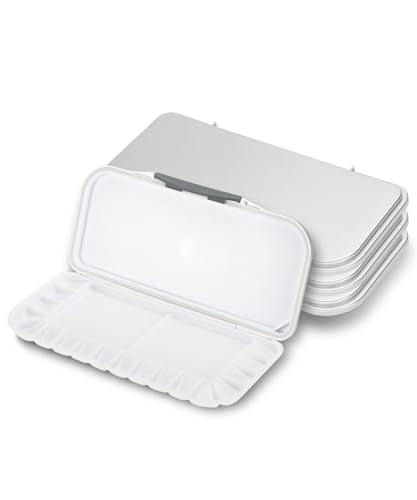 Mr. Pen- Airtight Watercolor Palette with Lid, 4 Pack - color: White, size: 4 Pack