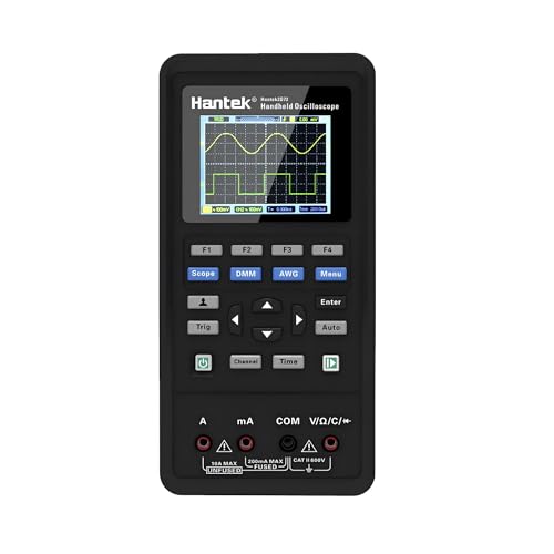Hantek 2D72 Oscilloscope, 2CH 70MHz with 1CH Waveform Generator Multimeter - style: 2D72 70MHz 2+1CH AWG