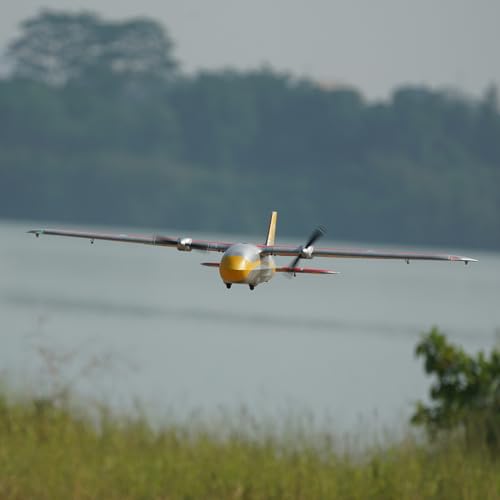 X1500 Twin Power FPV Aircraft 59'' Wingspan 4S RC FPV Platform(Transmitter, Receiver or Battery NOT Included) (Red) - color: Red