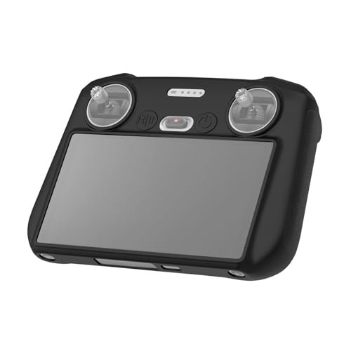 RC Protective Silicone Cover for DJI RC Drone Remote Controller, Anti-Glare Screen Shade & Shockproof Case Controller Accessories,Compatible with DJI Mavic 3/DJI Mavic 3 Cine/DJI Mini 3 Pro - color: Black, style: RC Remote Controller