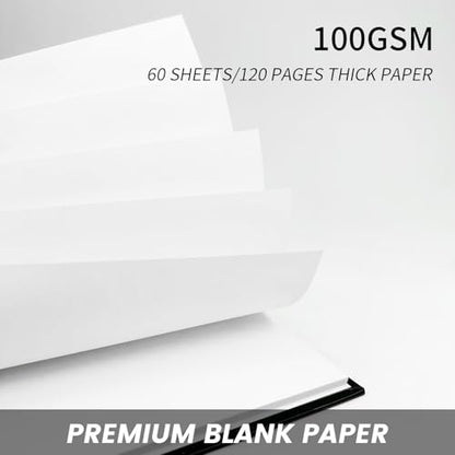 Blank Spiral Notebook 8.5" x 11" - size: A4, style: BLANK NOTEBOOK