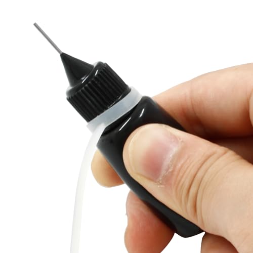 Piutouyar 10ml Black Precision Tip Applicator Bottle, 10 Pcs - size: 10ml