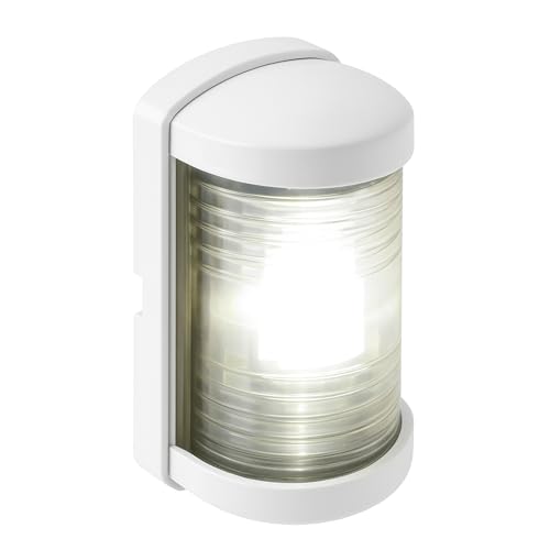 SEAFLO 11 Series Mini Sized LED White Masthead light Navigation Light – 12V, 1W, IP67 Waterproof, 2NM Visibility, High-Brightness, for Boats Under 65 ft (20m) – 4-Year Warranty (Masthead/White) - color: Mast (White), size: Mini, style: White