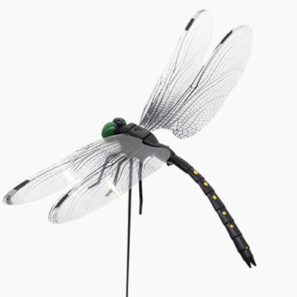 20 Pcs Black Dragon Fly Clips, Visual Predator Deterrent Fake Dragonfly - color: 20 Pcs Black