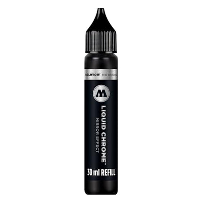 Molotow Liquid Chrome Alcohol-Based Refill, 30ml Bottle, 1 Each - size: 1 Count (Pack of 1), style: Refill