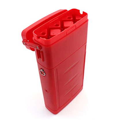 CUESOUL ANTIE Hard Dart Case, Holds 6 Steel/Soft Tip Darts & Extra Tips, Shafts & Flights, Durable Use - color: Solid Red