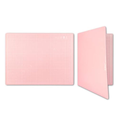 iMAT Flip Cutting Mat Note A2, Foldable, Double-Sided, Rose Pink - color: Rose Pink