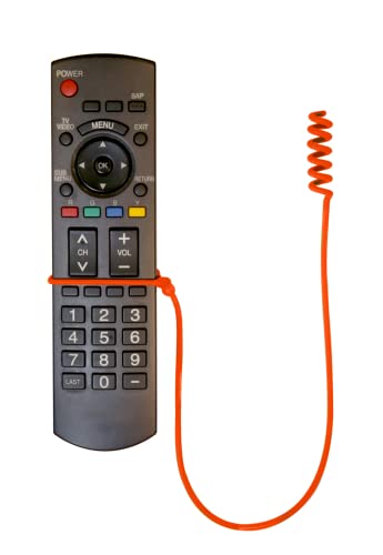 Remote Leash 4-Pack, Remote Control Tether, Adjustable 2 Green & 2 Orange - color: Green/Orange