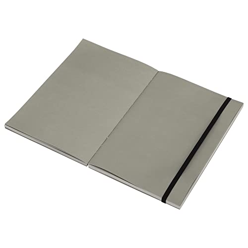 SoHo Brick Journal, Grey 5.5"x8.5" (100 GSM, 80 Pages Each) - color: Grey, size: 5.5 x 8.5in
