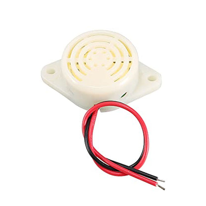 uxcell 2pcs HYT-3015B DC 3-24V 80dB Intermittent Sound Piezoelectric Buzzer