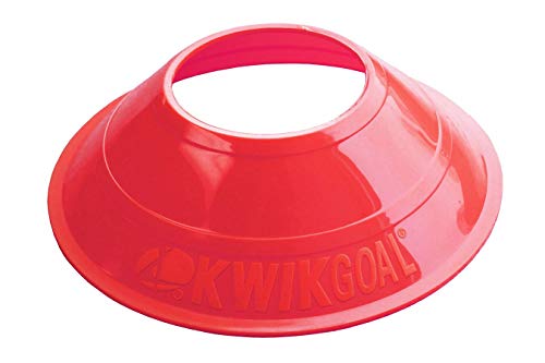 Kwik Goal Mini Disc Cone Kit (50-Pack) - color: Blue/Red