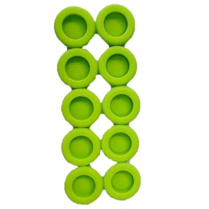 10 PCS Controller Thumbstick Caps Cover Replacement Silicone Touch Controller Rocker Cover for PS3 / PS4 / PS5 (5PCS Green with Red+ 5PCS Green with Blue