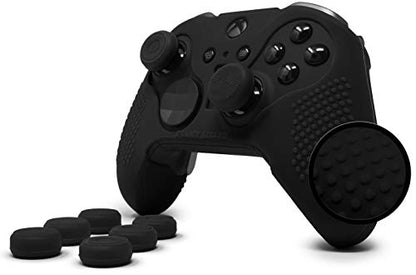 Silicone Controller Skin for Xbox One Elite Series 2, Black - color: Black