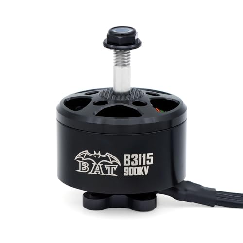 4pcs Surpass B3115 900KV Brushless Motors CW/CCW 5-6S for FPV Racing Drone Quadcopter with 250mm 18AWG Silicone Wires(Black)