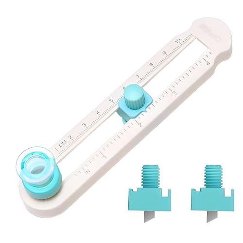 Circle Cutter,Circle Paper Cutter,Adjustable Any Size 2-20cm Diy Circle Cutter Paper,Scrapbooking Cutting Tools,For Crafts, Come With Bottom Blade Guard, Easy Operation And Smooth Cutting