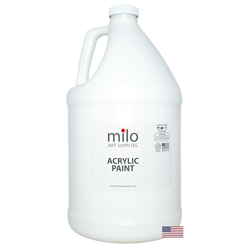 milo Acrylic Paint Set (White Acrylic 128 oz) - style: White Acrylic 128 oz