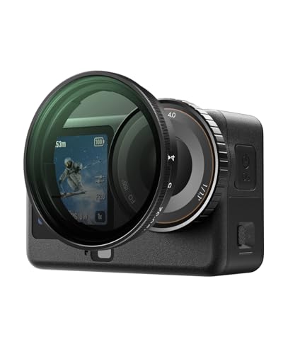 TELESIN VND8-32 Variable ND Filter for DJI Osmo Action 6, Snap-On - color: Action 6 Variable ND8-32 filter