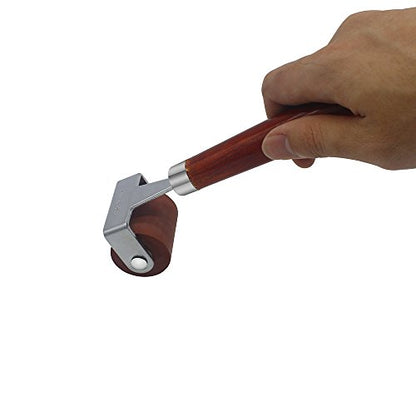 MyLifeUNIT Rubber Brayer, Brayer Ink Roller, Soft Rubber Brayer Roller with Wooden Handle