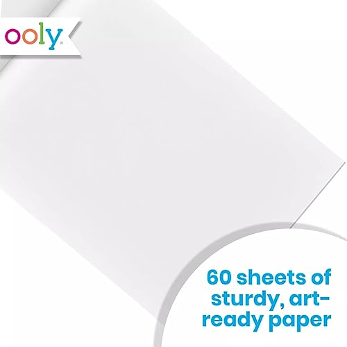 OOLY Chunkies Thick Paper Sketchbook Pad, 60 Pages, 12x9 in