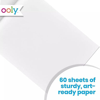 OOLY Chunkies Thick Paper Sketchbook Pad, 60 Pages, 12x9 in