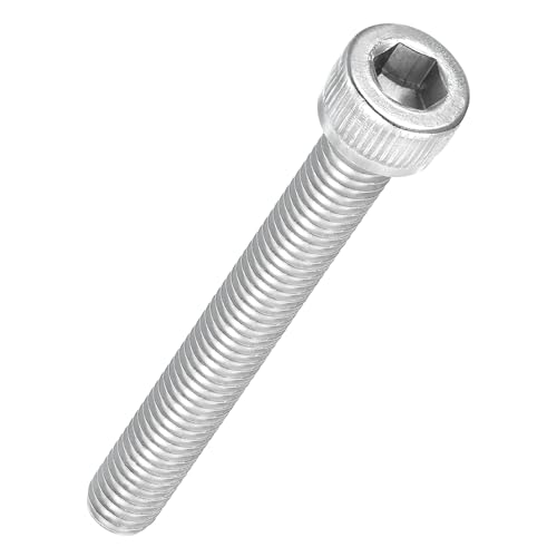 Socket Head Cap Screws M6-1x50mm 304 Stainless Steel Silver 10pcs - size: M6-1 x 50mm