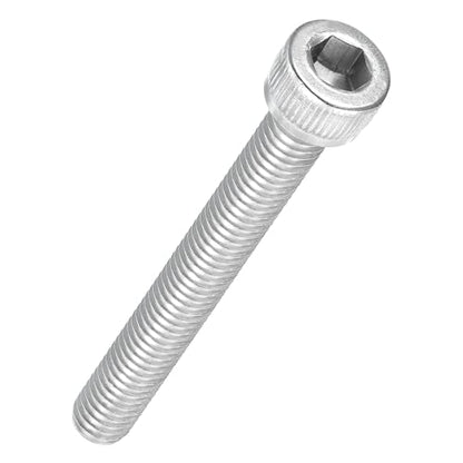 Socket Head Cap Screws M6-1x50mm 304 Stainless Steel Silver 10pcs - size: M6-1 x 50mm