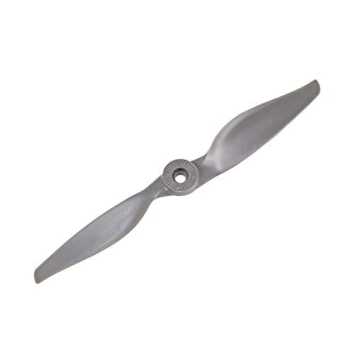 uxcell RC Propellers CW 8x4 Inch 2-Vane for Airplane Nylon Gray 2Pcs with Adapter Rings - size: 8x4 inch