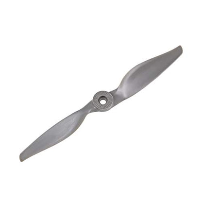 uxcell RC Propellers CW 8x4 Inch 2-Vane for Airplane Nylon Gray 2Pcs with Adapter Rings - size: 8x4 inch