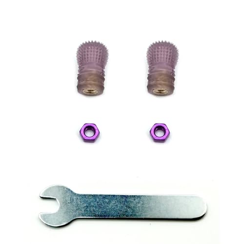 Felistick Pinchee RC Transmitter Radio Controller Stick Ends FPV Controller Accessories Replacement Joystick (purple, M3) - color: purple, size: M3