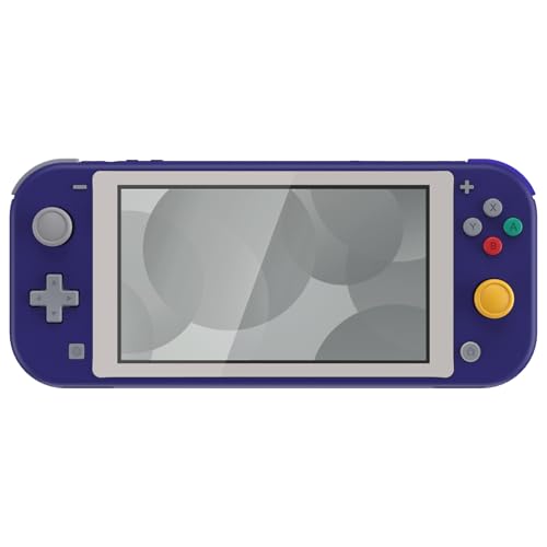 eXtremeRate DIY Replacement Shell for Nintendo Switch Lite, The Classic SwitchCube Style NSL Handheld Controller Housing w/Screen Protector, Custom Case Cover for Nintendo Switch Lite - color: Classic SwitchCube Style