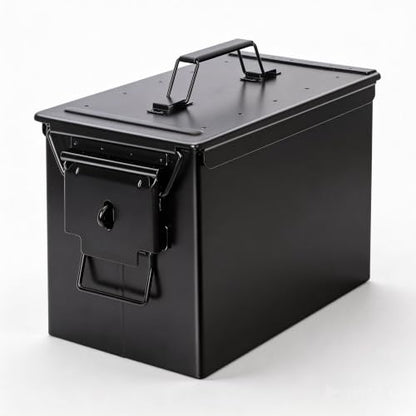 RC Battery Storage Box, Steel Ammo Can for LiPo Packs & Gear - size: 13" x 7.3" x 9"