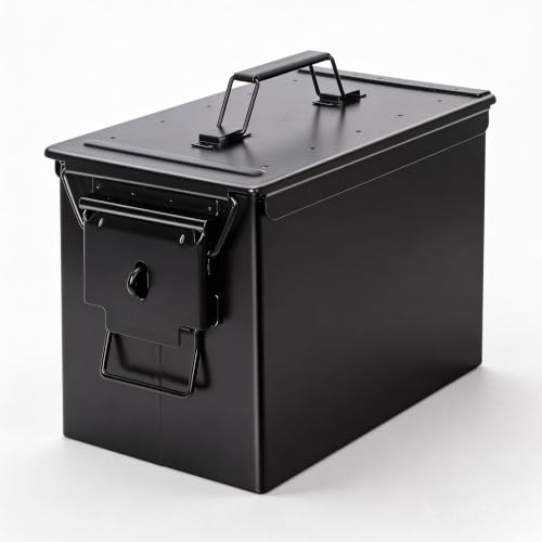 RC Battery Storage Box, Steel Ammo Can for LiPo Packs & Gear - size: 13" x 7.3" x 9"