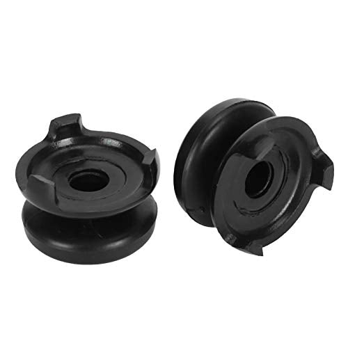 ASHATA 2Pcs Thumbstick Extender for Game Consoles, 3D Texture Thumb Grip Stick Joystick Thumbstick for 5 Controller (Black) - color: black